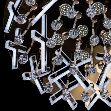 картинка Светодиодная потолочная люстра с пультом Maximus EL335C174.1 от магазина BTSvet