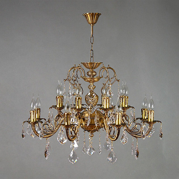 Большие Alicante 8888/8+8 AB Leaf Crystal