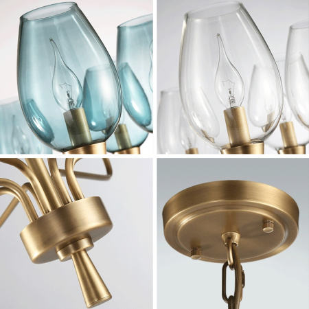 картинка Подвесная люстра Viola 6 Прозрачный от магазина BTSvet