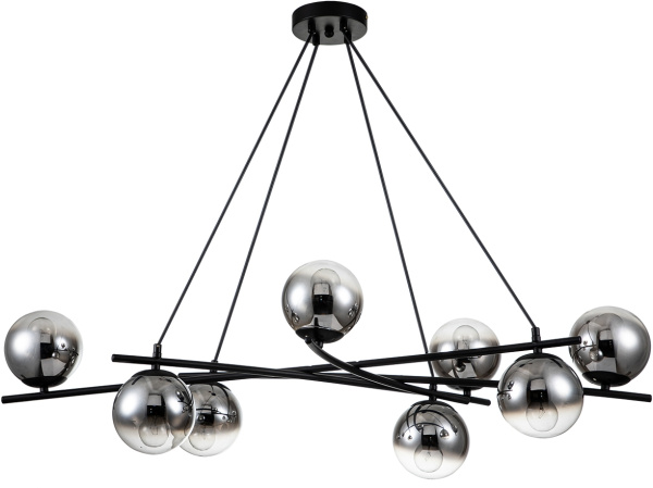 картинка Подвесной светильник Balance 1119/8S E14*40W Black от магазина BTSvet