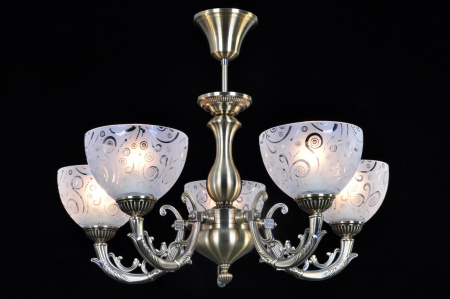 Подвесная люстра MARTINEZ 75032-5C ANTIQUE