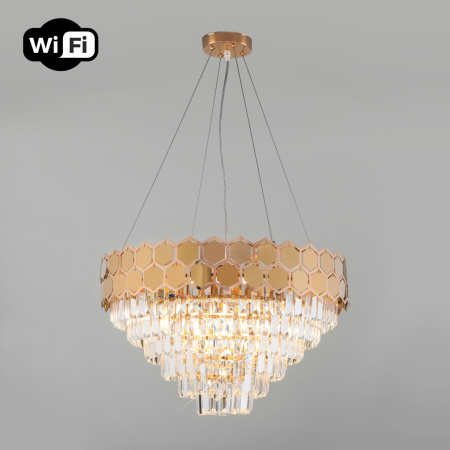 Подвесная люстра хрустальная с управлением смартфоном Ariana 10124/8