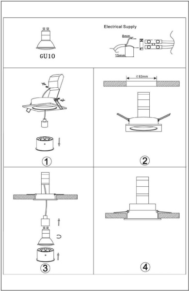 картинка Встраиваемый светильник Embed 22959/01/30 от магазина BTSvet