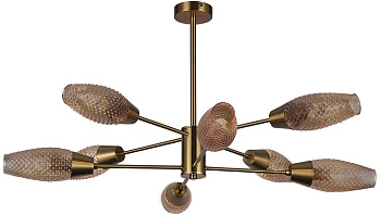 Потолочная люстра на штанге Desire 10165/8PL E14*60W Copper