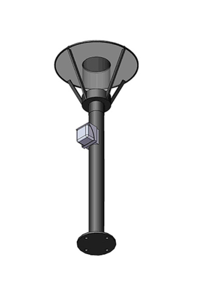 Наземный фонарь с розеткой Muse 651-11/b-03