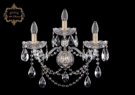 Хрустальное бра 10.25.2+1.200.XL.Br.Sp