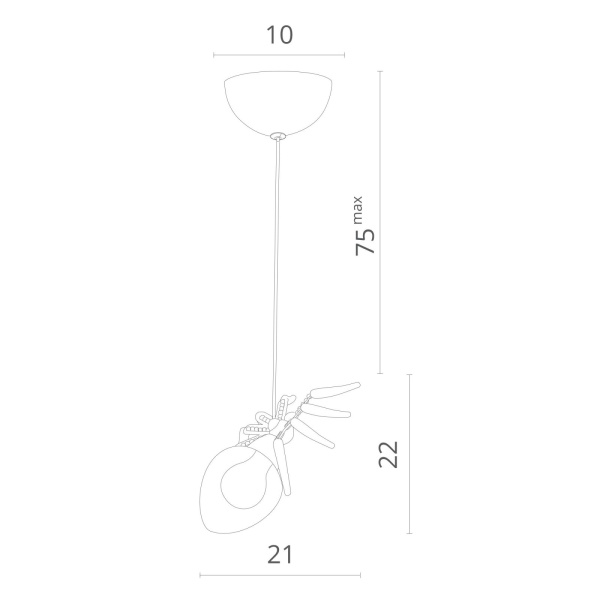 картинка Подвесной светильник 1308/02 SP-1 от магазина BTSvet