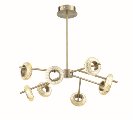 Потолочная люстра светодиодная 10252/8LED Brass
