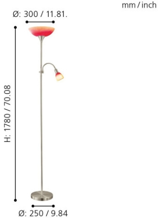 картинка Торшер с выключателем Up 86654 от магазина BTSvet