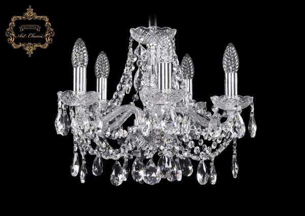 Хрустальная подвесная люстра 11.21.5.141.Cr.Sp