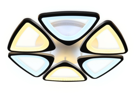 картинка Потолочная люстра светодиодная с пультом регулировкой цветовой температуры и яркости Acrylica FA4494 от магазина BTSvet