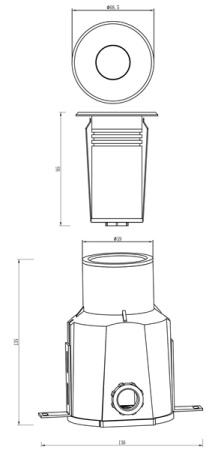 картинка Уличный подводный светильник Snapper 740007 от магазина BTSvet