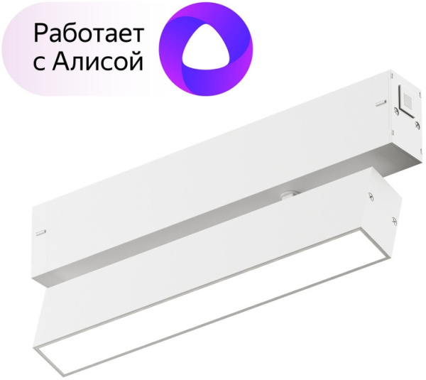 Трековый светильник однофазный Smart Linear DK8009-WH