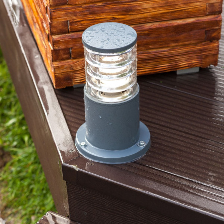 картинка Наземный светильник уличный 1508 TECHNO silver серый от магазина BTSvet