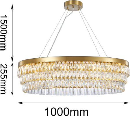 картинка Подвесная люстра хрустальная Magnitudo 2206-16C от магазина BTSvet