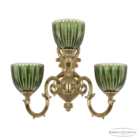 Бра 7203B16/2+1/210 G P1 U Clear-Green/H-1K