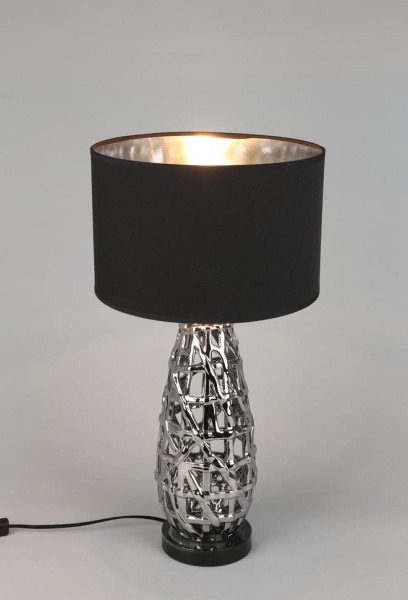 картинка Интерьерная настольная лампа с выключателем Borselli OML-19404-01 от магазина BTSvet