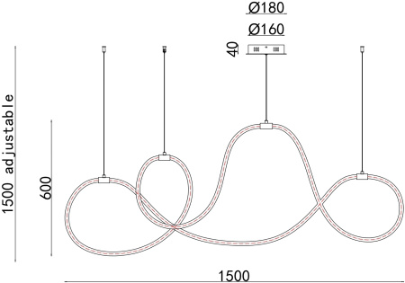 картинка Подвесной светильник Klimt A2850SP-80PB от магазина BTSvet