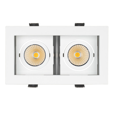 картинка Светильник встраиваемый LED CL-KARDAN-S180x102-2x9W Day (WH, 38 deg) (Arlight, IP20 Металл, 3 года) 024138 от магазина BTSvet