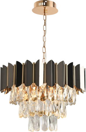 Подвесная люстра хрустальная DARIAN II 81448/5C GOLD BLACK