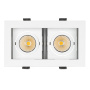 картинка Светильник встраиваемый LED CL-KARDAN-S180x102-2x9W Day (WH, 38 deg) (Arlight, IP20 Металл, 3 года) 024138 от магазина BTSvet