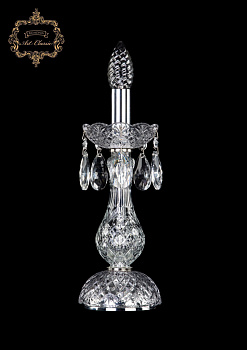 Хрустальная настольная лампа 12.00.1-28.Cr.Sp