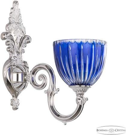 Бра хрустальное Verona 7203B14/1/175 NW P1 U Clear-Blue/H-1I