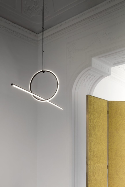 картинка Подвесной светильник Zoom 10339P/A2-35W-3000K BK-WH от магазина BTSvet