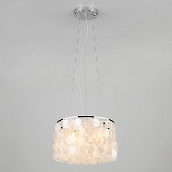 Подвесная люстра 60005/3 хром/перламутр