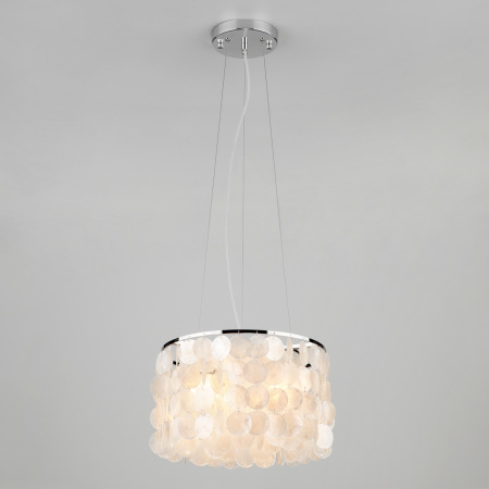 Подвесная люстра 60005/3 хром/перламутр