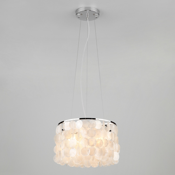 Подвесная люстра 60005/3 хром/перламутр