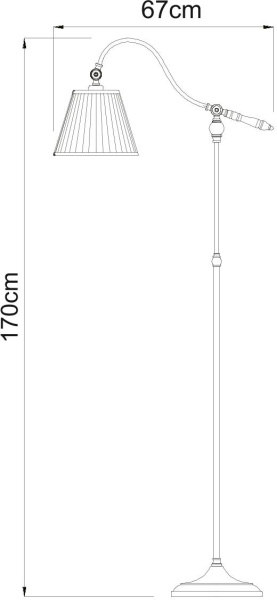 картинка Торшер Seville A1509PN-1PB от магазина BTSvet