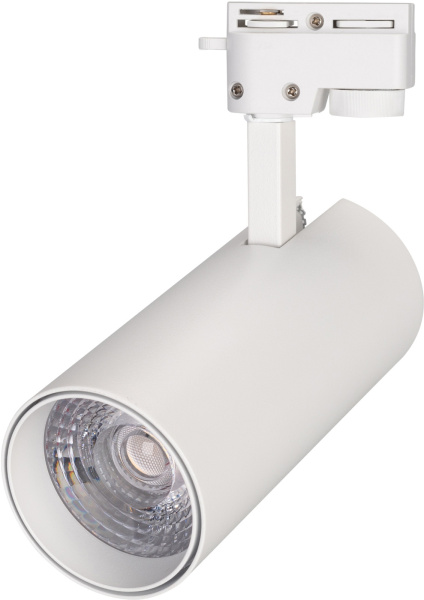 Трековый светильник светодиодный LGD-GERA-2TR-R74-20W White6000 (WH, 24 deg) (Arlight, IP20 Металл, 3 года) 025909