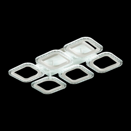 картинка Потолочная люстра светодиодная с пультом регулировкой цветовой температуры и яркости ночным режимом Hunter 5204/96CL от магазина BTSvet