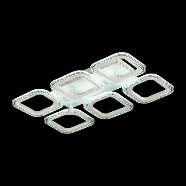 картинка Потолочная люстра светодиодная с пультом регулировкой цветовой температуры и яркости ночным режимом Hunter 5204/96CL от магазина BTSvet