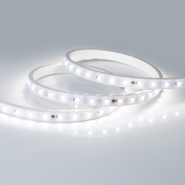 картинка Светодиодная лента ARL-50000PV-230V Cool 10K (5060, 54 LED/m, WP2) (Arlight, 8 Вт/м, IP65) 027055 от магазина BTSvet