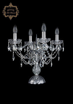 Хрустальная настольная лампа 12.25.4.141-37.Cr.Sp