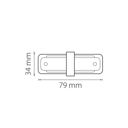 картинка Соединитель малый прямой однофазный Barra 502106 от магазина BTSvet