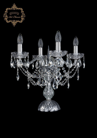 Хрустальная настольная лампа 12.25.4.141-37.Cr.Sp