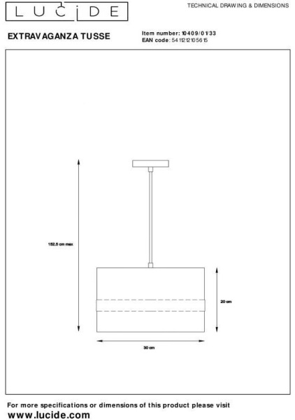 картинка Подвесной светильник Extravaganza Tusse 10409/01/33 от магазина BTSvet