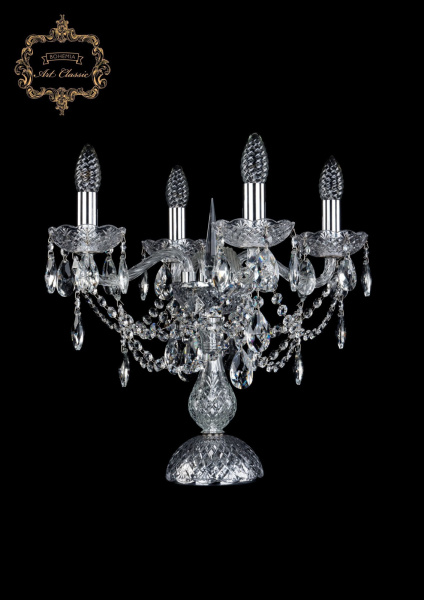 Хрустальная настольная лампа 12.25.4.141-37.Cr.Sp