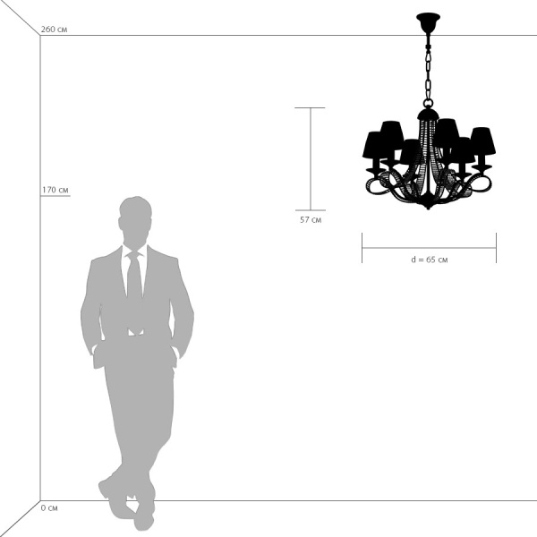 картинка Хрустальная люстра RICCIO 705064 от магазина BTSvet