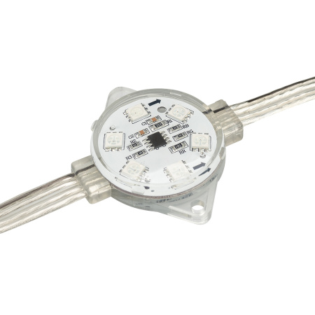 картинка Флэш-модуль VISOR-SPI-D40-6LED-24V RGB (Arlight, IP68 Пластик, 3 года) 027220 от магазина BTSvet