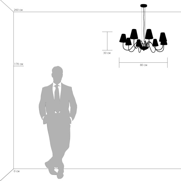 картинка Подвесная люстра DIAFANO 758082 от магазина BTSvet