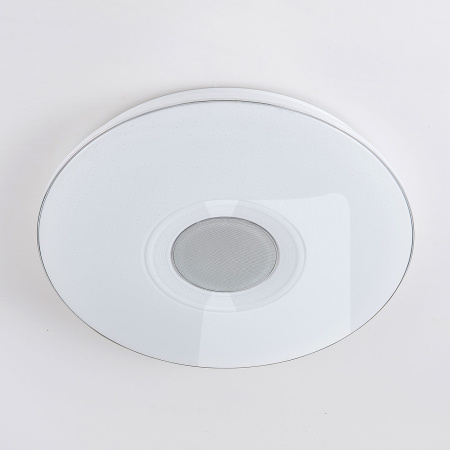 картинка Потолочный светильник светодиодный RGB с Bluetooth-динамиком управлением смартфоном и пультом Light & Music CL703M100 от магазина BTSvet