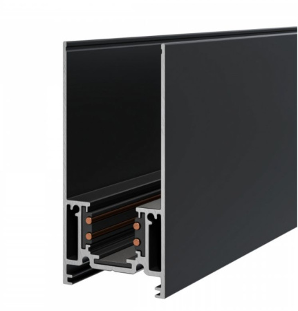 картинка Шинопровод 3м Gravity накладной/подвесной черный Busbar trunkings Gravity TRX010-413B от магазина BTSvet