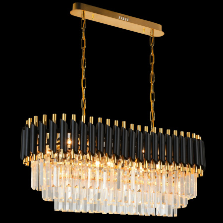 картинка Подвесная люстра хрустальная DARIAN 76017/8C GOLD BLACK от магазина BTSvet
