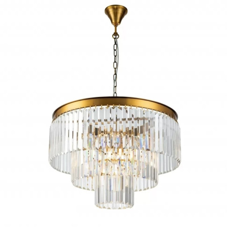 Подвесная люстра хрустальная Triumph 7383/8P BRASS