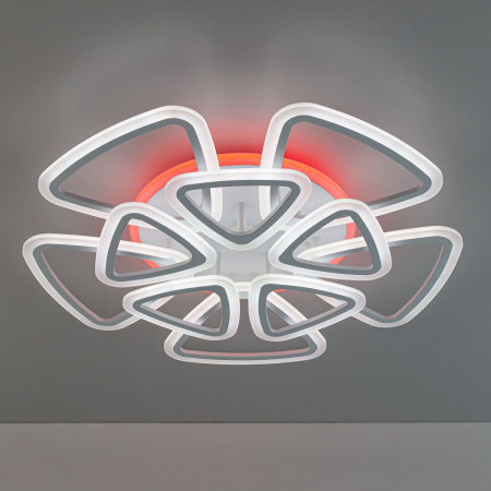 картинка Потолочная люстра светодиодная с управлением голосом и смартфоном с пультом регулировкой цветовой температуры и яркости Мальта Смарт CL234A290E RGB от магазина BTSvet