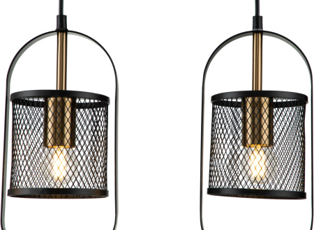 картинка Подвесной светильник Via V000183 (10009/3P Black) от магазина BTSvet